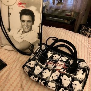 ELVIS PRESLEY “vintage Elvis” purse set